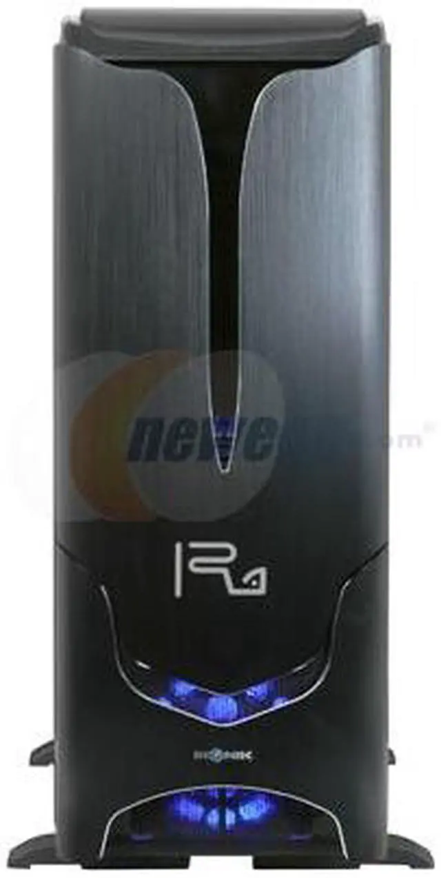 Alt view image 2 of 13 - IKONIK Ra X10 Smooth IC-R1CBN Black Aluminum ATX Full Tower Computer Case