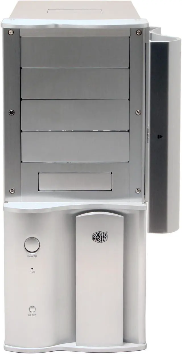 Alt view image 10 of 13 - Cooler Master Wave Master TAC-T01-E1C Silver All Aluminum Alloy ATX Mid Tower Computer Case