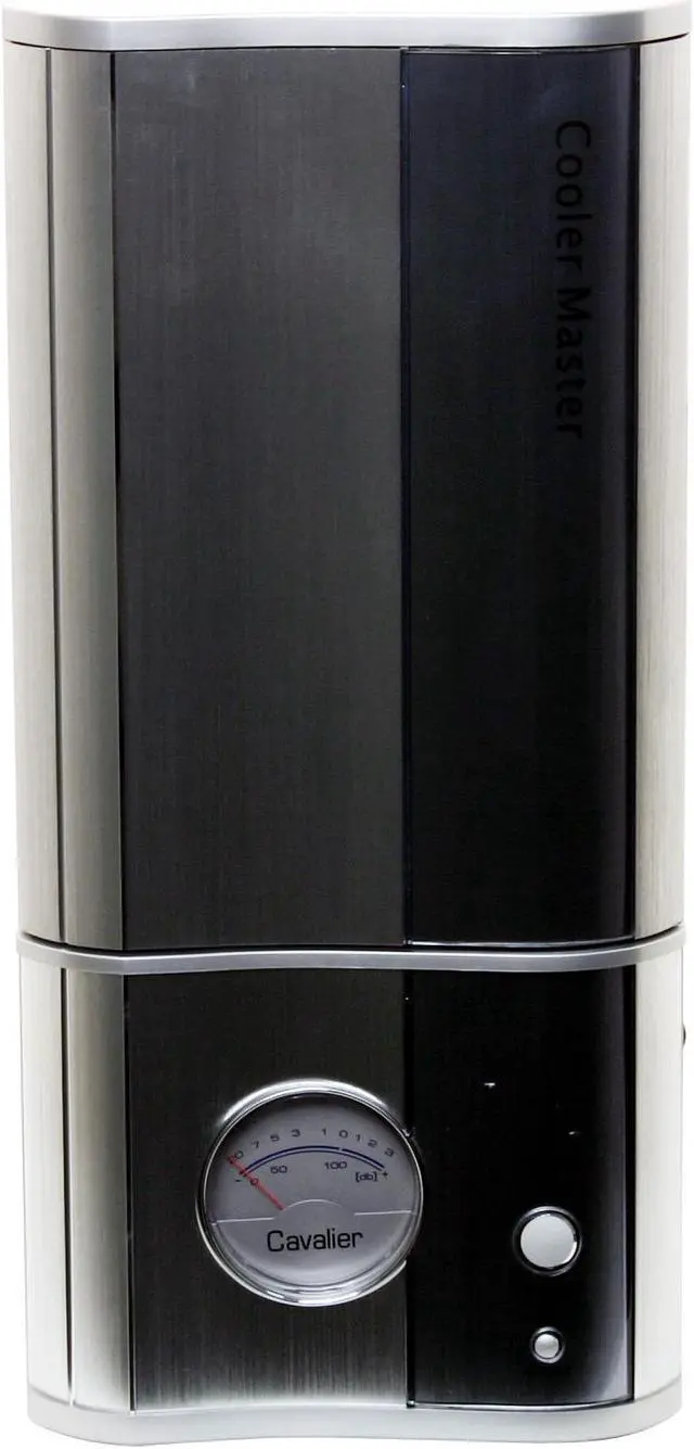 Alt view image 2 of 14 - Cooler Master Cavalier 1 CAV-T01-WWL Silver Aluminum / Steel ATX Mid Tower Computer Case 350W Power Supply