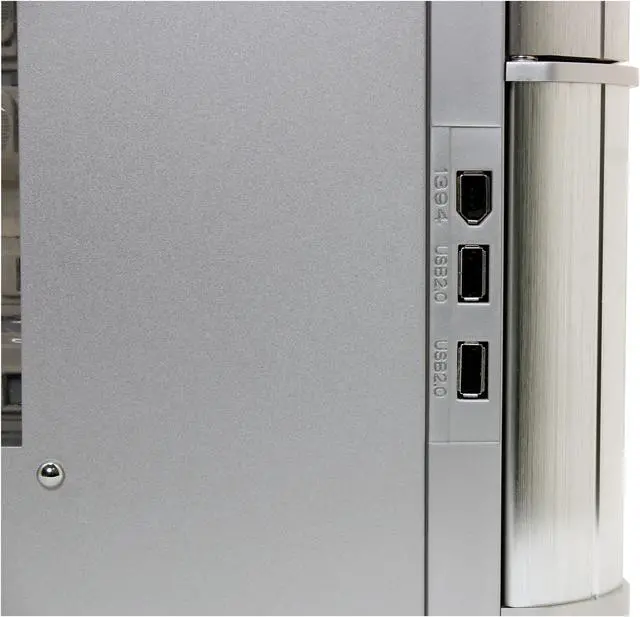 Alt view image 12 of 14 - Cooler Master Cavalier 1 CAV-T01-WWL Silver Aluminum / Steel ATX Mid Tower Computer Case 350W Power Supply