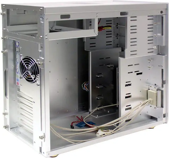 Alt view image 7 of 10 - Cooler Master Praetorian PAC-T01-E1 Silver All Aluminium Alloy ATX Mid Tower Computer Case