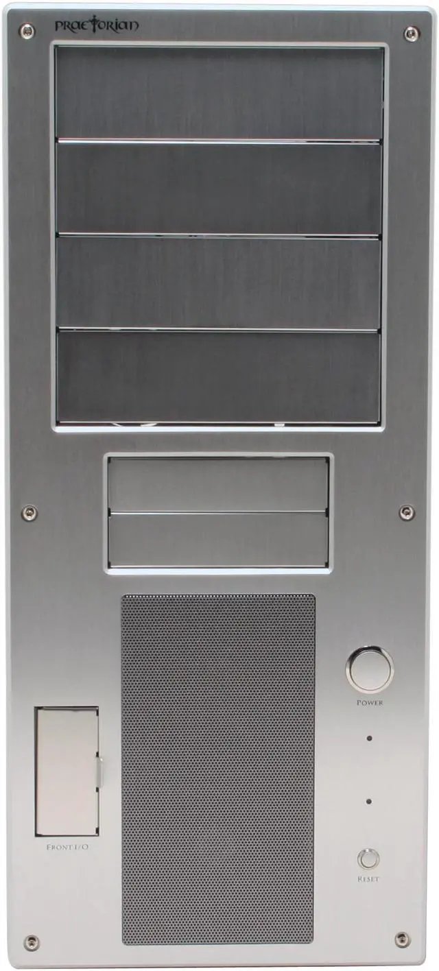 Alt view image 3 of 10 - Cooler Master Praetorian PAC-T01-E1 Silver All Aluminium Alloy ATX Mid Tower Computer Case