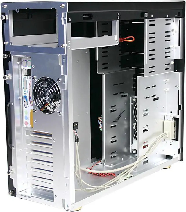Alt view image 3 of 7 - Cooler Master Praetorian PAC-T01-EK Black All Aluminium Alloy ATX Mid Tower Computer Case