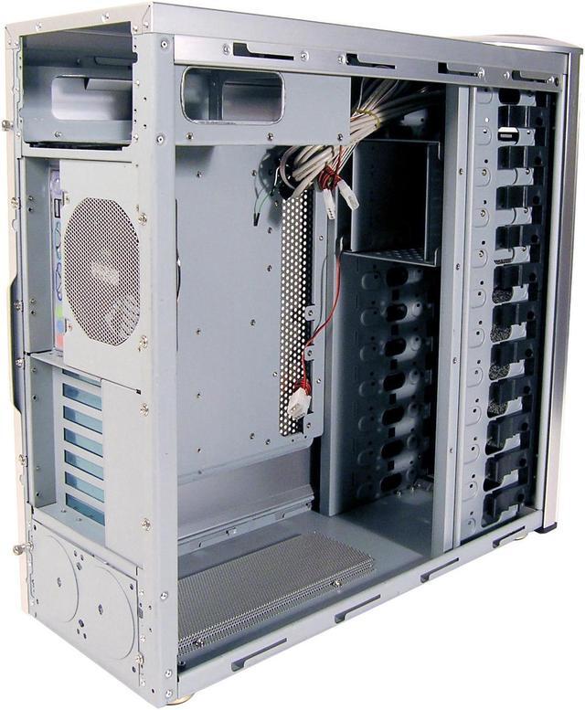 Alt view image 5 of 10 - Cooler Master CM Stacker STC-T01-UW Black/ Silver Aluminum Bezel, SECC Chassis ATX Full Tower Computer Case