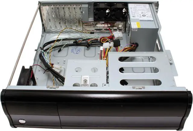 Alt view image 9 of 14 - Cooler Master CAV-T04-UKC Black Aluminum Bezel , SECC Chassis ATX Desktop Computer Case 350W Power Supply