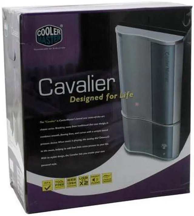 Alt view image 17 of 17 - Cooler Master CAVALIER 3 CAV-T03-UK Black Aluminum / Steel ATX Mid Tower Computer Case