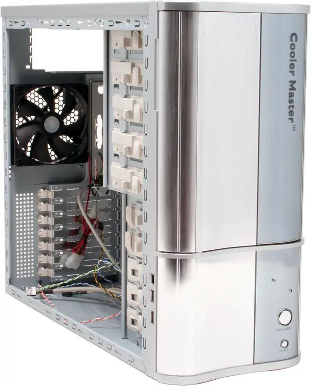 Alt view image 11 of 14 - Cooler Master CAVALIER 3 CAV-T03-UW Silver Aluminum Bezel, SECC Chassis ATX Mid Tower Computer Case