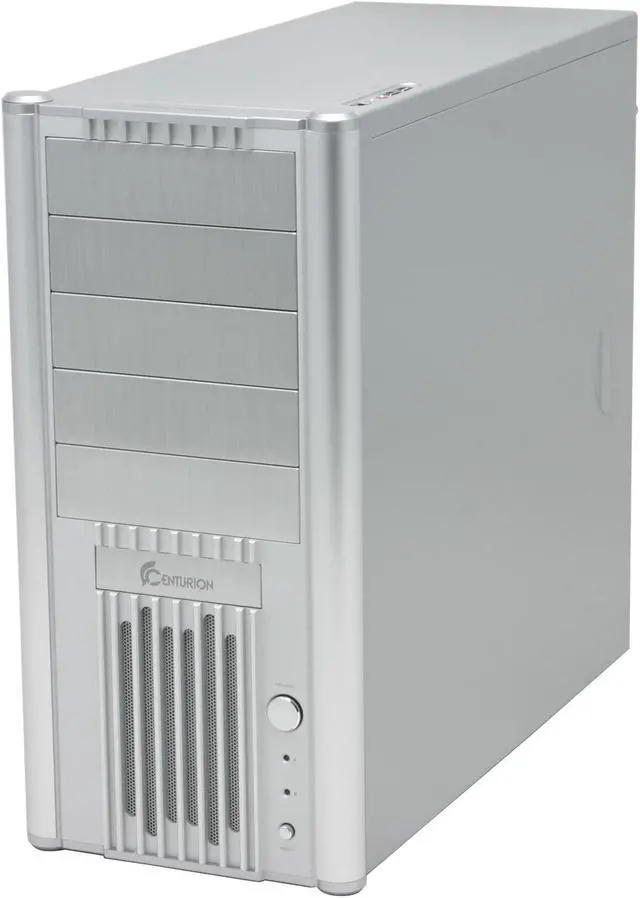 Alt view image 4 of 15 - Cooler Master Centurion 531 RC-531-SSN1 Silver Aluminum bezel, SECC chassis ATX Mid Tower Computer Case