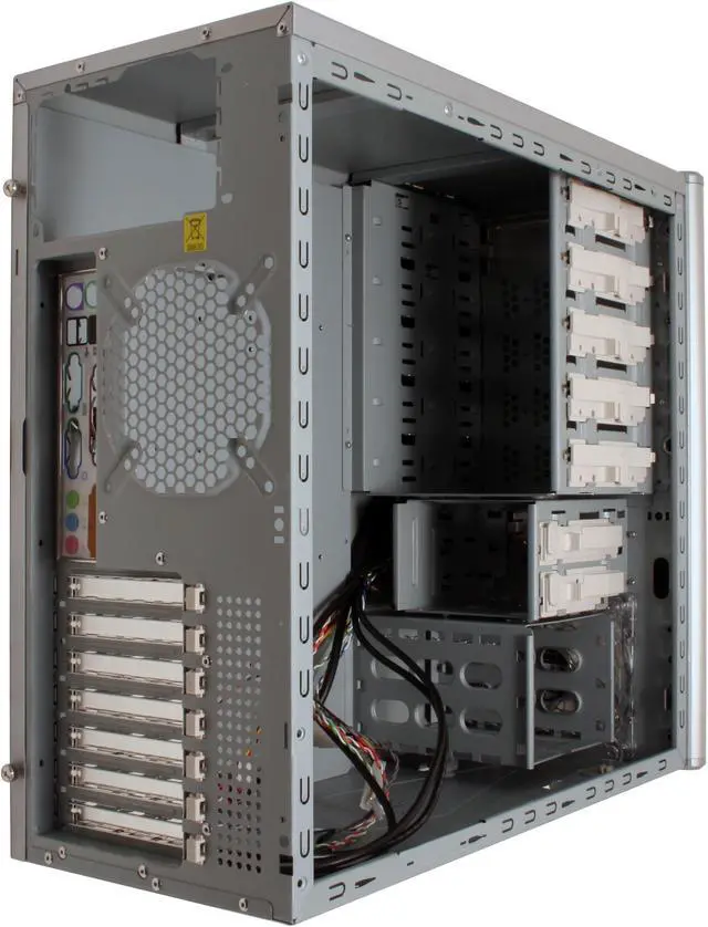 Alt view image 11 of 15 - Cooler Master Centurion 531 RC-531-SSN1 Silver Aluminum bezel, SECC chassis ATX Mid Tower Computer Case