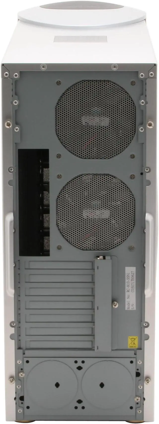 Alt view image 7 of 14 - Cooler Master Stacker 810 RC-810-SSN1 Silver/ Black Aluminum Bezel, SECC Chassis ATX Full Tower Computer Case