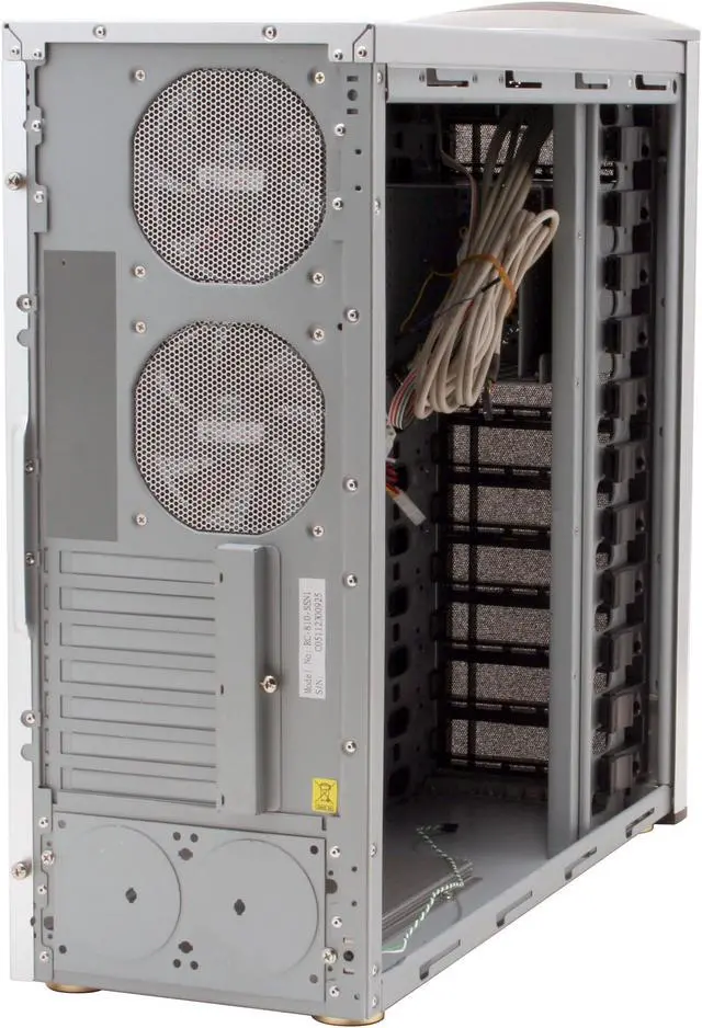 Alt view image 14 of 14 - Cooler Master Stacker 810 RC-810-SSN1 Silver/ Black Aluminum Bezel, SECC Chassis ATX Full Tower Computer Case