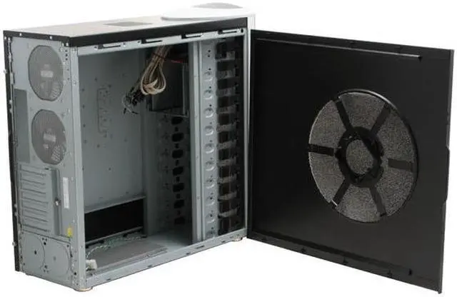 Alt view image 8 of 14 - Cooler Master Stacker 810 RC-810-SKN1 Black Aluminum Bezel, SECC Chassis ATX Full Tower Computer Case