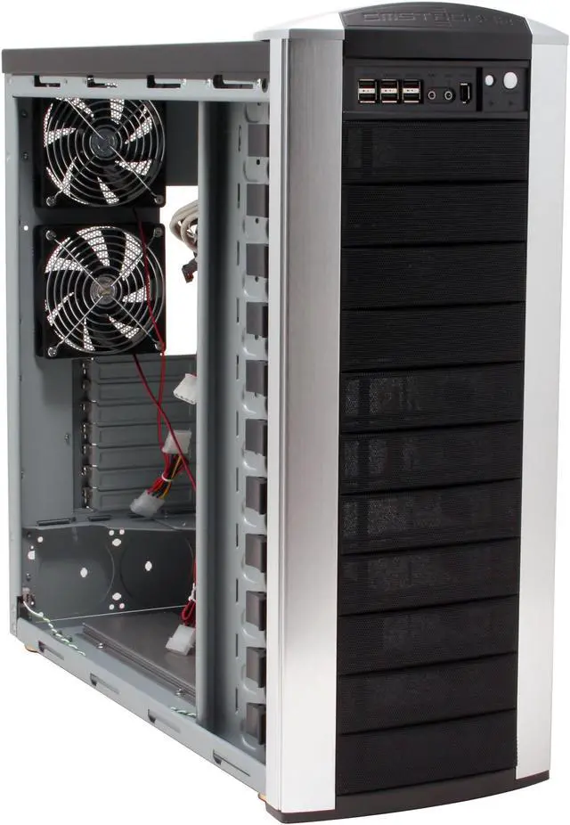 Alt view image 13 of 14 - Cooler Master Stacker 810 RC-810-SKN1 Black Aluminum Bezel, SECC Chassis ATX Full Tower Computer Case