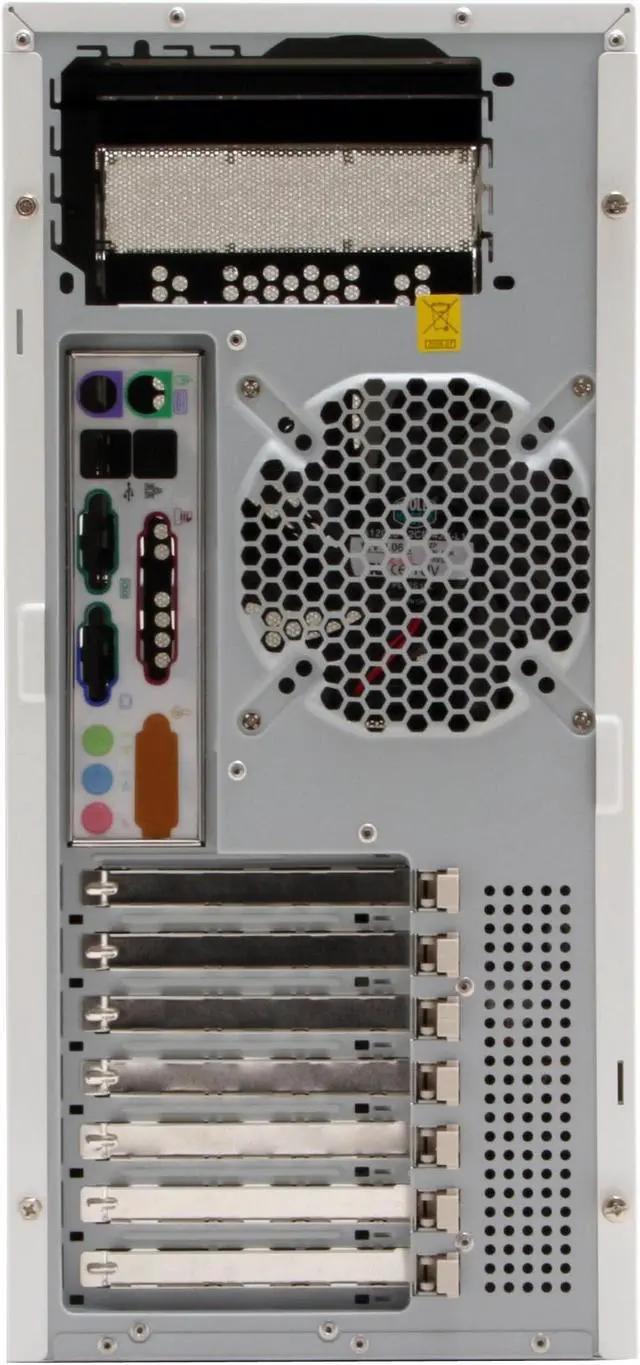 Alt view image 7 of 13 - Cooler Master Centurion C5 CAC-T05-US Pearl White Aluminum Bezel, SECC Chassis ATX Mid Tower Computer Case