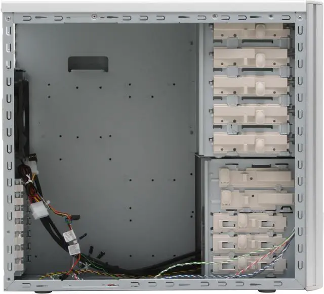 Alt view image 9 of 13 - Cooler Master Centurion C5 CAC-T05-US Pearl White Aluminum Bezel, SECC Chassis ATX Mid Tower Computer Case