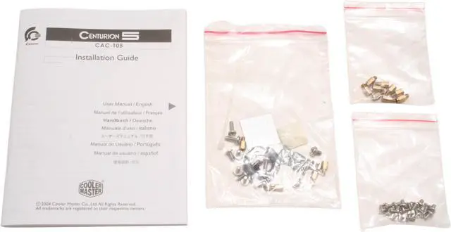 Alt view image 12 of 13 - Cooler Master Centurion C5 CAC-T05-US Pearl White Aluminum Bezel, SECC Chassis ATX Mid Tower Computer Case