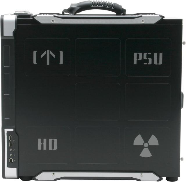 Alt view image 5 of 16 - Cooler Master Ammo 533 RC-533-SWN1 Black/ Silver Aluminum+Plastic front bezel; SECC chassis ATX Mid Tower Computer Case