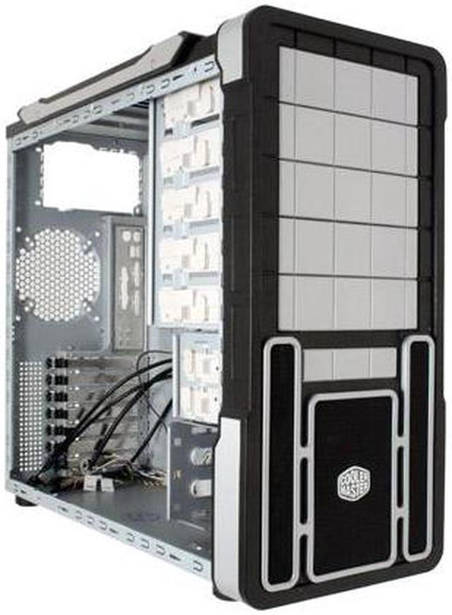 Alt view image 11 of 16 - Cooler Master Ammo 533 RC-533-SWN1 Black/ Silver Aluminum+Plastic front bezel; SECC chassis ATX Mid Tower Computer Case
