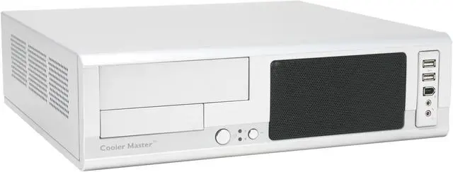 Main image of Cooler Master CM Media 260 RC-B260-SSR1 Silver Aluminum bezel; SECC chassis Micro BTX Desktop Computer Case CFX12V 275W Power Supply