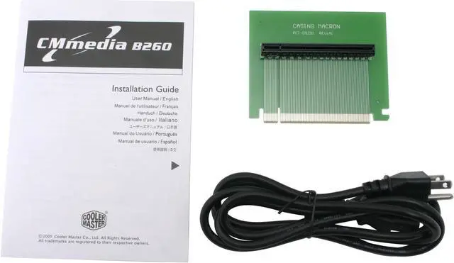 Alt view image 9 of 10 - Cooler Master CM Media 260 RC-B260-SSR1 Silver Aluminum bezel; SECC chassis Micro BTX Desktop Computer Case CFX12V 275W Power Supply