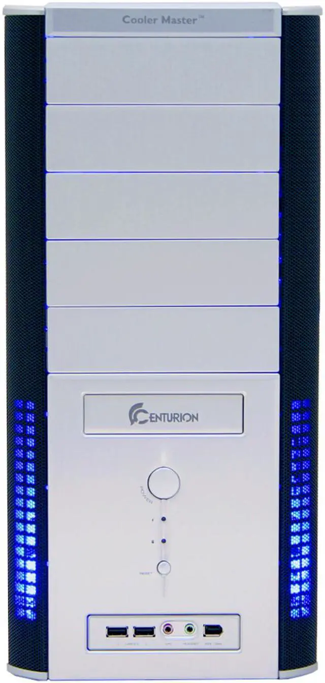 Alt view image 2 of 17 - Cooler Master Centurion 534 RC-534-SKN2-GP Black / Silver Aluminum & Mesh bezel / SECC Chassis ATX Mid Tower Computer Case