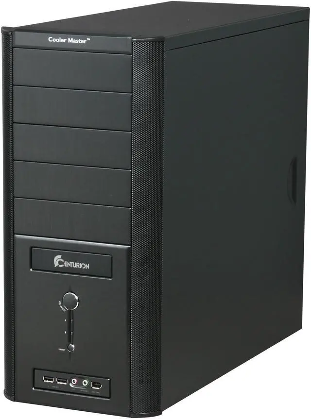 Alt view image 3 of 9 - Cooler Master Centurion 534 RC-534-KKN2-GP Black Aluminum & Mesh bezel / SECC Chassis ATX Mid Tower Computer Case
