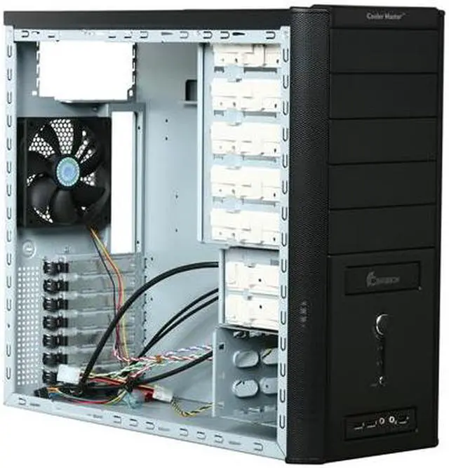 Alt view image 7 of 9 - Cooler Master Centurion 534 RC-534-KKN2-GP Black Aluminum & Mesh bezel / SECC Chassis ATX Mid Tower Computer Case