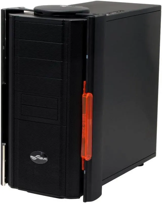 Alt view image 8 of 17 - Cooler Master Mystique RC-632-KKN1-GP Black Aluminum ATX Mid Tower Computer Case