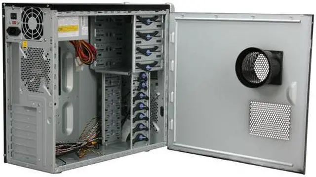 Alt view image 5 of 11 - Cooler Master Elite RC-330-KKR1 Black SECC ATX Mid Tower Computer Case 350W Power Supply