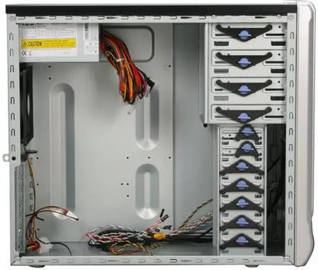 Alt view image 7 of 11 - Cooler Master Elite RC-330-KKR1 Black SECC ATX Mid Tower Computer Case 350W Power Supply