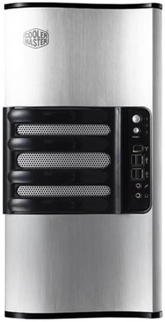 Alt view image 2 of 8 - COOLER MASTER iTower RC-930-SKN1-GP Silver SECC Body, Aluminum Bezel with Hot-Swappable Drive Bays ATX Mid Tower Computer Case