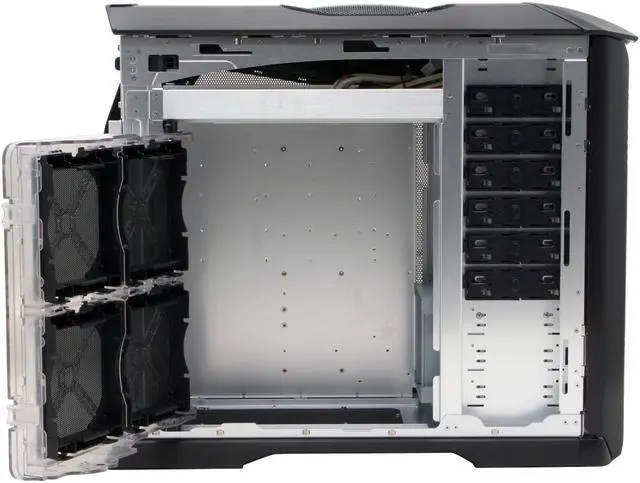 Alt view image 11 of 19 - Cooler Master Stacker RC-832-KKN1-GP Black Aluminum ATX Full Tower Computer Case