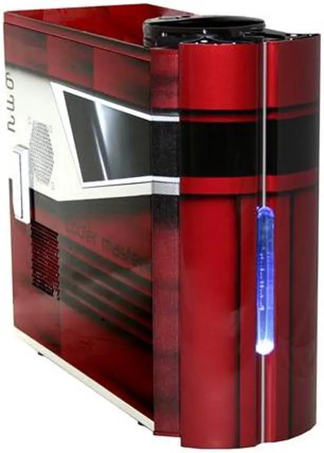 Main image of Cooler Master CSX Falcon CX-632REDS-01 Red Aluminum ATX Mid Tower Computer Case
