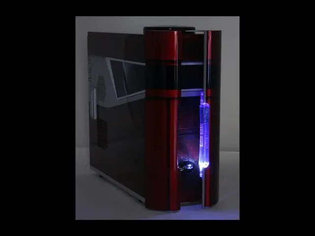 Alt view image 16 of 16 - Cooler Master CSX Falcon CX-632REDS-01 Red Aluminum ATX Mid Tower Computer Case