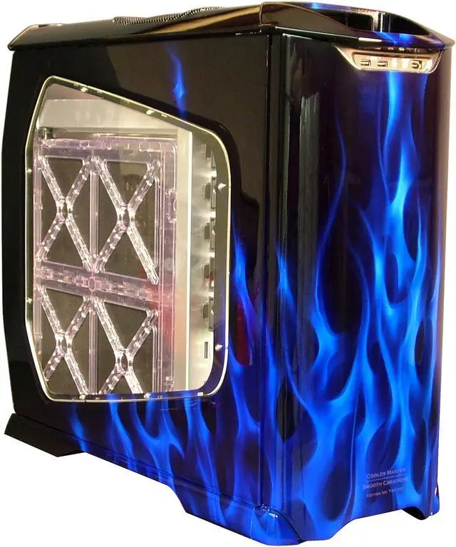 Main image of Cooler Master CSX Blue Flame CX-830BLFM-01 Black/ Blue Aluminum ATX Full Tower Computer Case