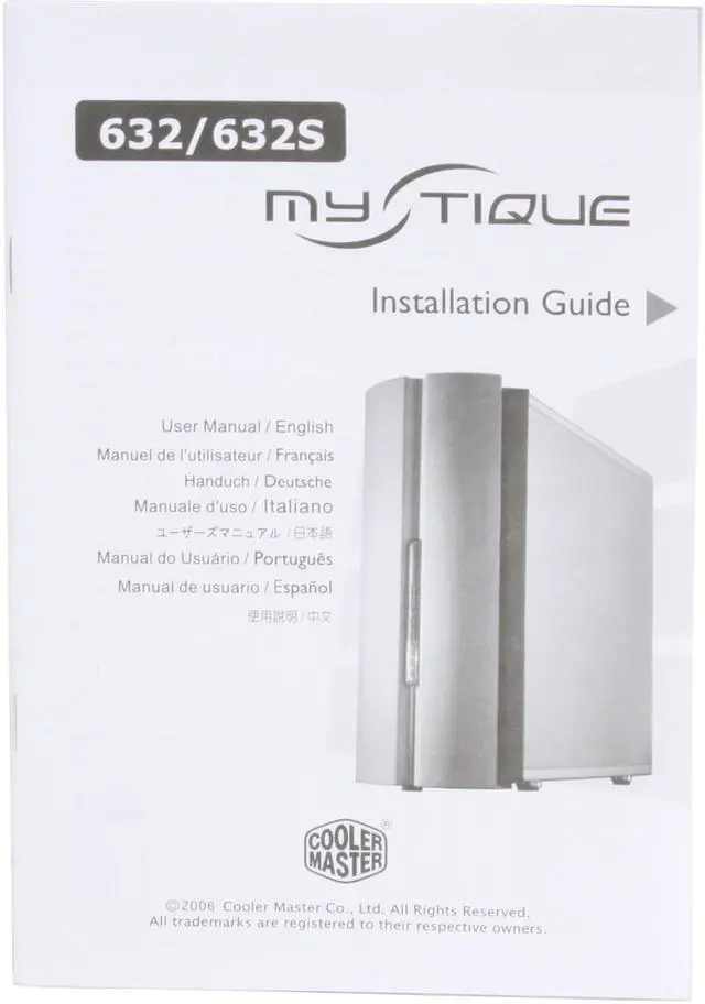 Alt view image 15 of 16 - Cooler Master Mystique RC-632S-KKN1-GP Black Aluminum/ SECC ATX Mid Tower Computer Case