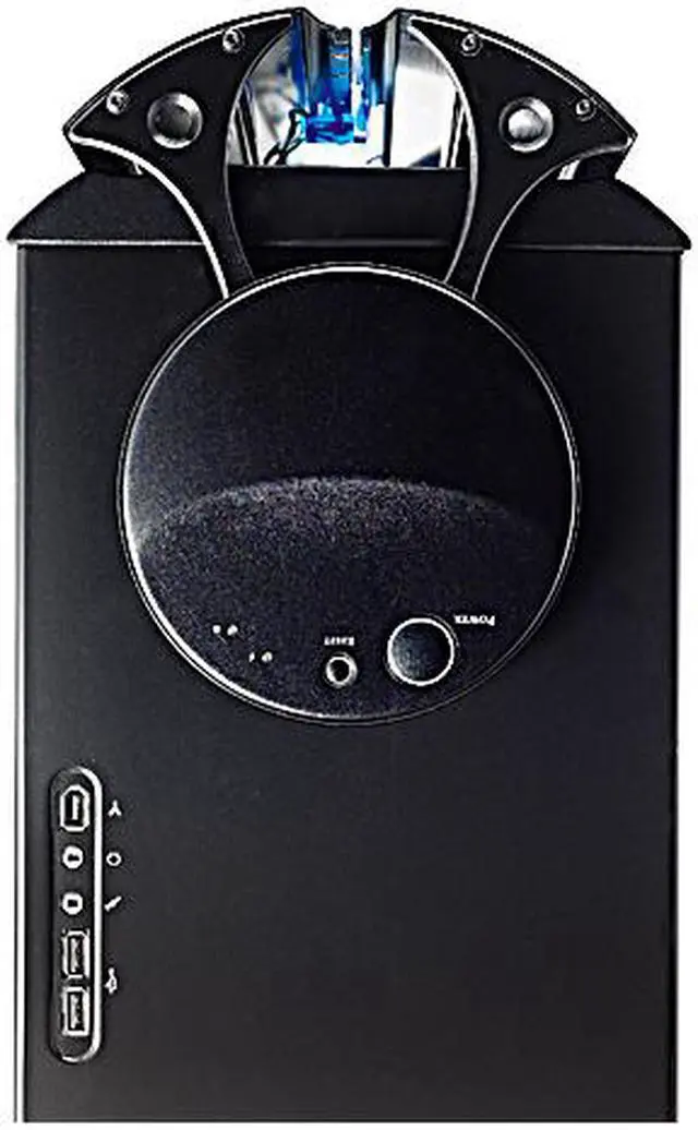 Alt view image 5 of 16 - Cooler Master Mystique RC-632S-KKN1-GP Black Aluminum/ SECC ATX Mid Tower Computer Case