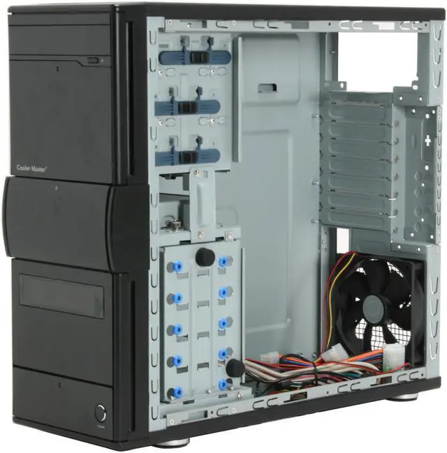 Alt view image 12 of 16 - COOLER MASTER Black SECC/ ABS CM Media RC-282-KKN1-GP ATX Media Center / HTPC Case
