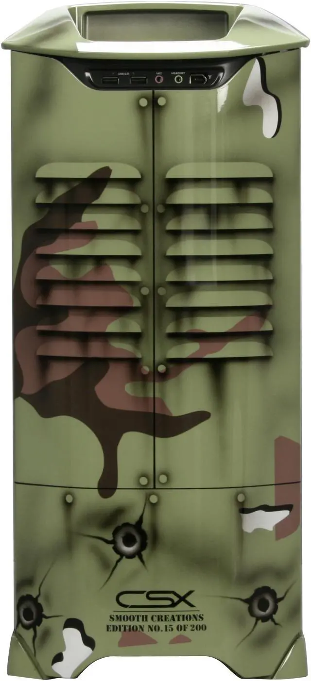 Alt view image 2 of 14 - Cooler Master CSX Limited Edition Warfare CX-830WRFR-01-GP Aluminum ATX Full Tower Computer Case