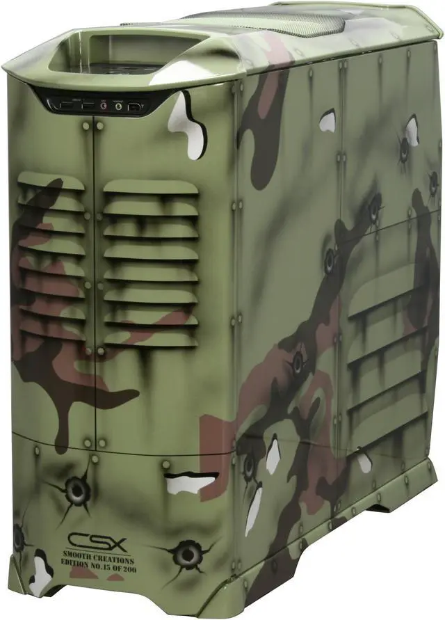 Alt view image 3 of 14 - Cooler Master CSX Limited Edition Warfare CX-830WRFR-01-GP Aluminum ATX Full Tower Computer Case