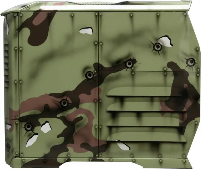 Alt view image 12 of 14 - Cooler Master CSX Limited Edition Warfare CX-830WRFR-01-GP Aluminum ATX Full Tower Computer Case