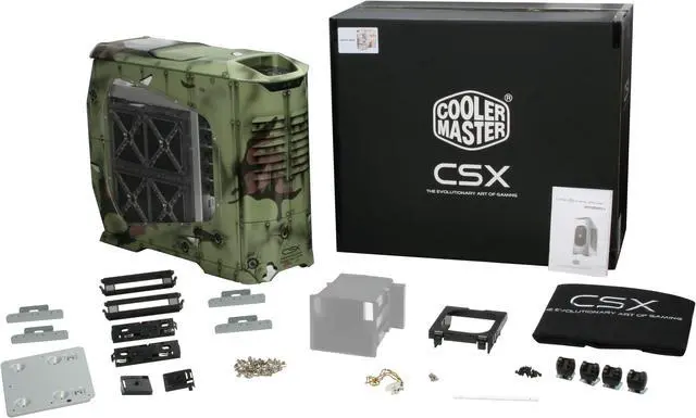 Alt view image 14 of 14 - Cooler Master CSX Limited Edition Warfare CX-830WRFR-01-GP Aluminum ATX Full Tower Computer Case