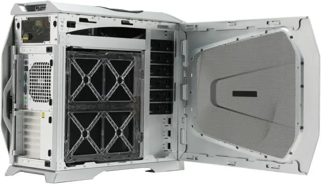 Alt view image 11 of 17 - Cooler Master Stacker 830 Evolution RC-830-SSR3-GP Silver Aluminum ATX Full Tower Computer Case Real Power Pro 1000W Power Supply