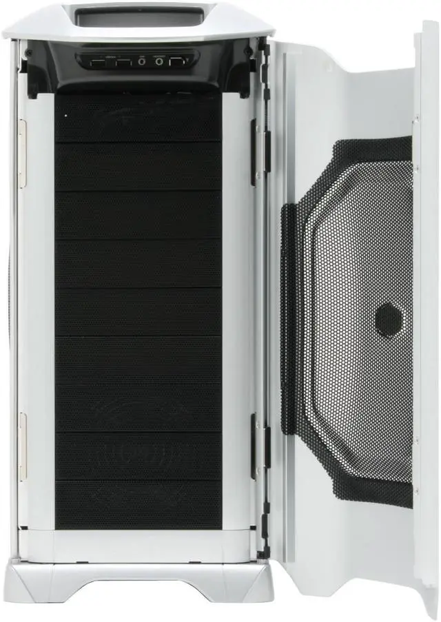 Alt view image 5 of 17 - Cooler Master Stacker 830 Evolution RC-830-SSR3-GP Silver Aluminum ATX Full Tower Computer Case Real Power Pro 1000W Power Supply