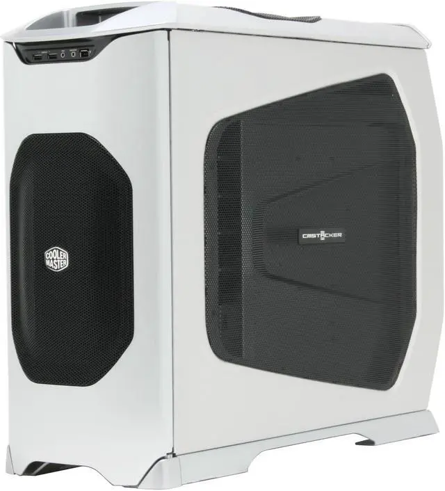 Alt view image 4 of 17 - Cooler Master Stacker 830 Evolution RC-830-SSR3-GP Silver Aluminum ATX Full Tower Computer Case Real Power Pro 1000W Power Supply