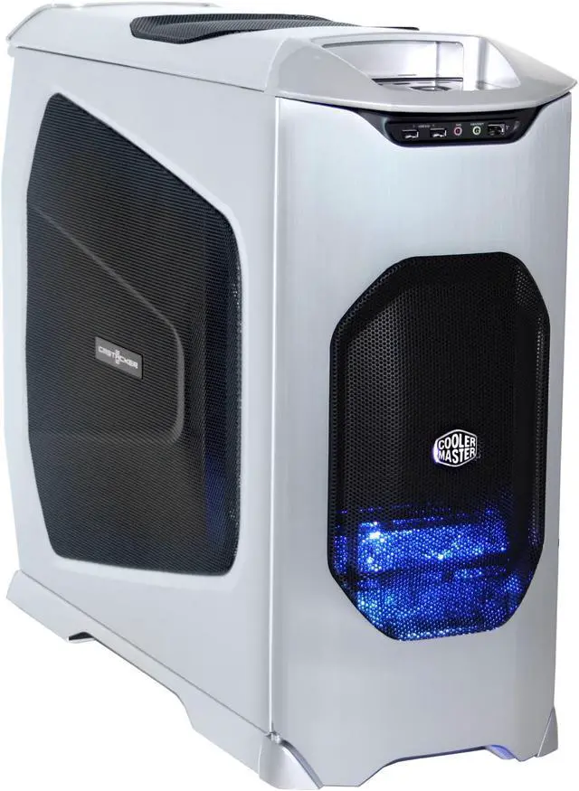 Alt view image 2 of 17 - Cooler Master Stacker 830 Evolution RC-830-SSR3-GP Silver Aluminum ATX Full Tower Computer Case Real Power Pro 1000W Power Supply