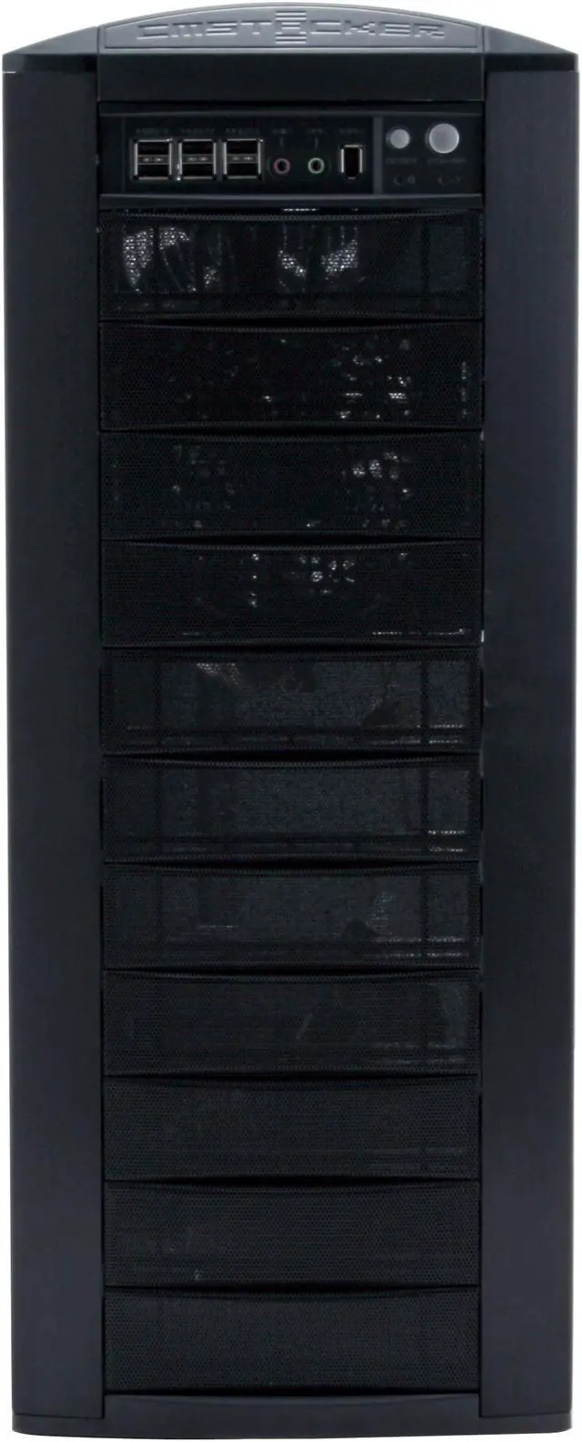 Alt view image 2 of 14 - Cooler Master Stacker 810 RC-810-KKA1-GP Black Aluminum Bezel, SECC Chassis ATX Full Tower Computer Case RS-850-EMBA 850W Power Supply
