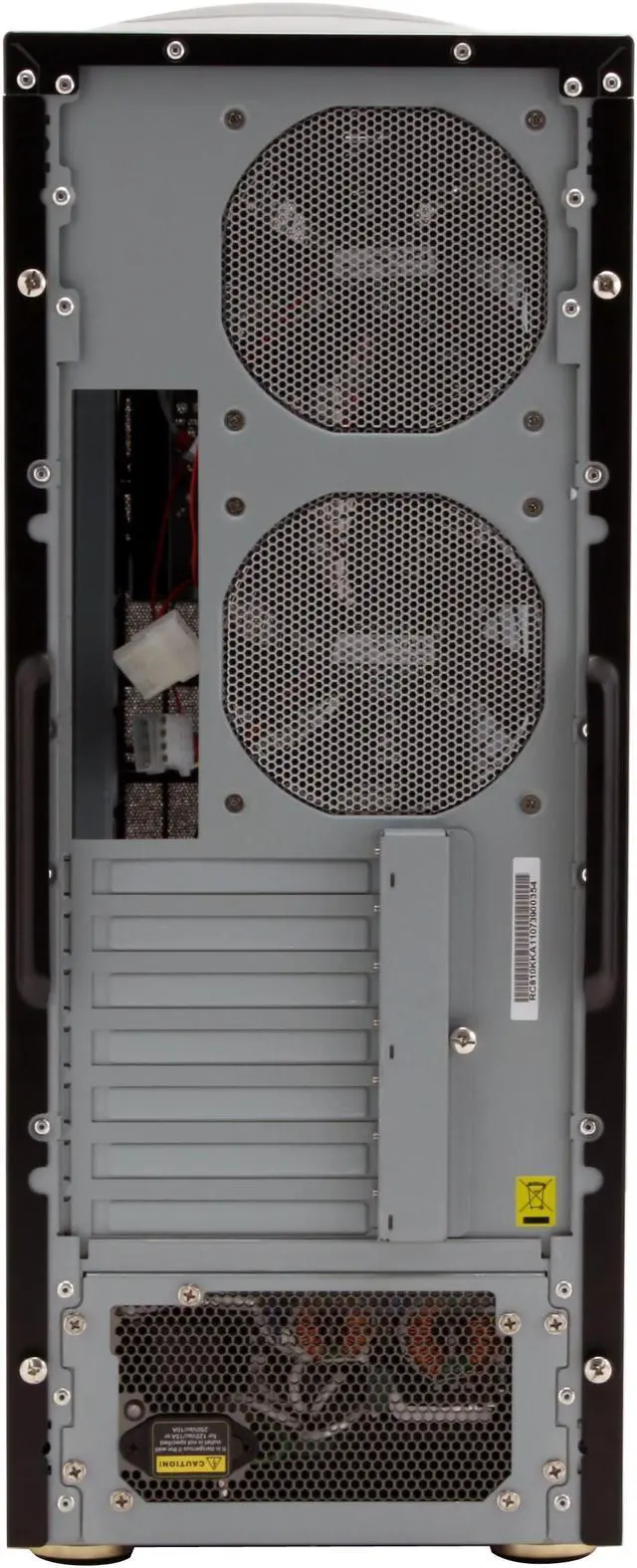 Alt view image 5 of 14 - Cooler Master Stacker 810 RC-810-KKA1-GP Black Aluminum Bezel, SECC Chassis ATX Full Tower Computer Case RS-850-EMBA 850W Power Supply