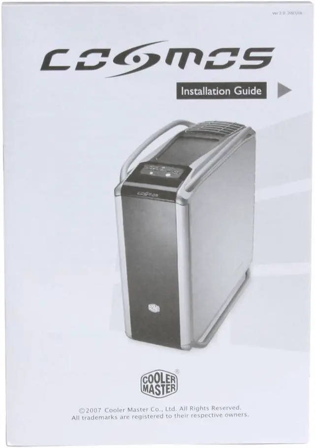 Alt view image 15 of 16 - Cooler Master COSMOS 1010 ESA RC-1010-KSN1-GP Black/ Silver Aluminum / Steel ATX Full Tower Computer Case