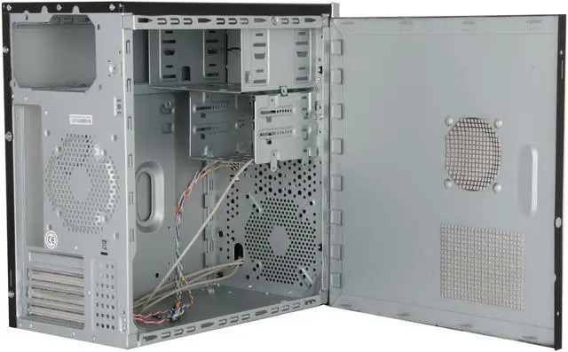 Alt view image 5 of 11 - Cooler Master Elite 340 RC-340C-KKN1-GP Black Steel Micro ATX Mid Tower Computer Case